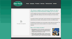 Desktop Screenshot of geotechdrillingfluids.net