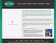 Tablet Screenshot of geotechdrillingfluids.net